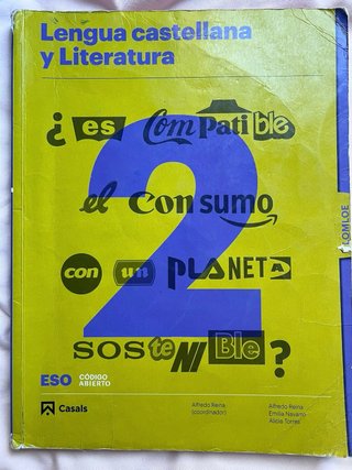 Libro lengua castellana y literatura segundo ESO