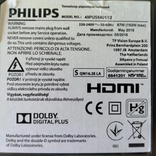Se Vende Placa Fuente de Poder TV Philips