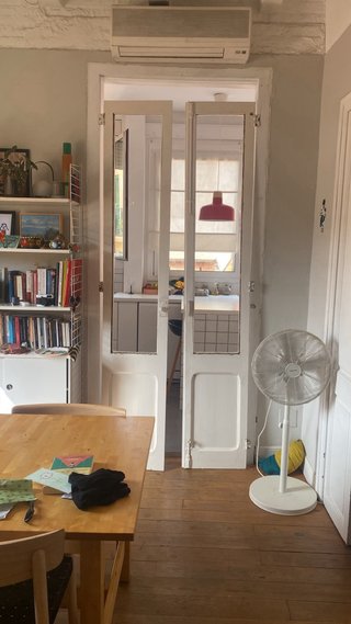 Puerta Doble de Madera Antigua