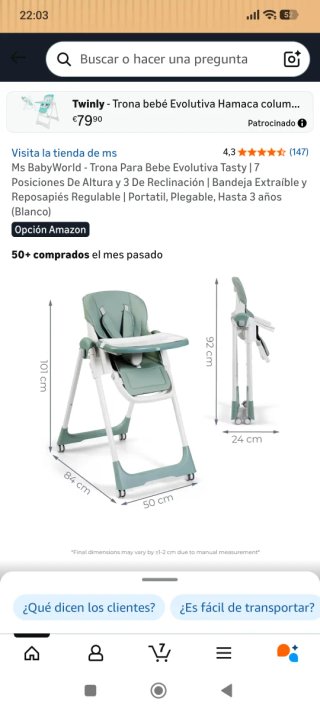 Trona Evolutiva Plegable Verde