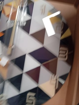 Orologio da parete in vetro 40 cm