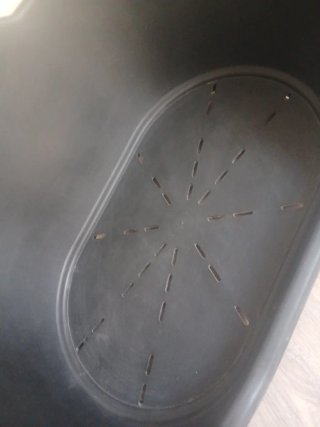 Cama para perro de plástico