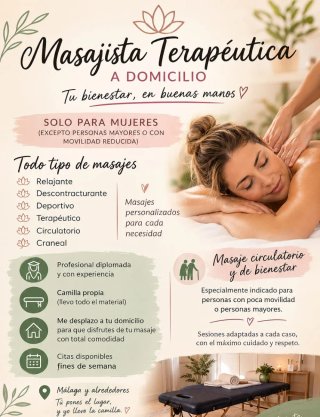 Masajes terapéuticos