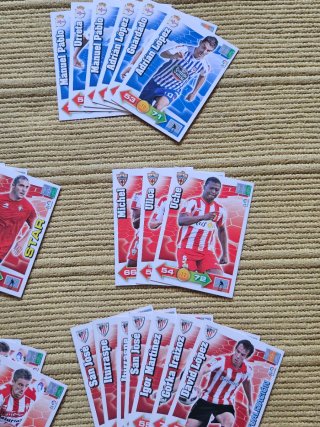 Lote de 104 Cromos ADRENALYN. Liga 2010/2011