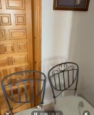 Sillas de forja para interior/exterior
