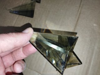 Cuentas lágrimas de cristal para lámparas antiguas