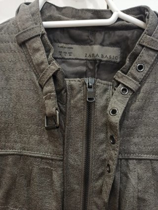 Cazadora Zara Gris Talla L