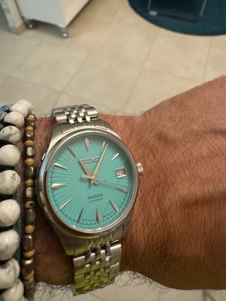 Reloj Seiko Presage 34mm Esfera Turquesa