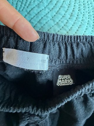 Pantalones cortos Zara Mario Bros 6/7 años