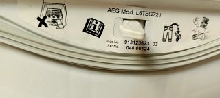 Lavadora AEG de Carga Superior