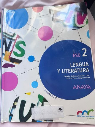 Libro lengua y literatura segundo ESO