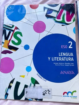 Libro lengua y literatura segundo ESO