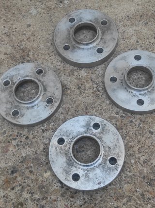 4 Separadores de Rueda 4/100 2cm