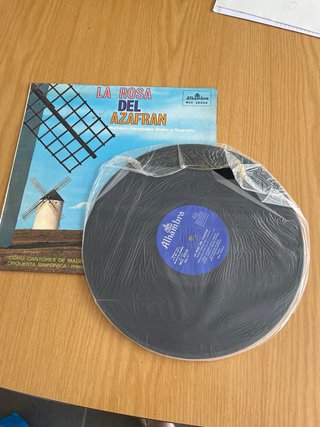Vinilo LP La Rosa del Azafrán Alhambra MCC 30050