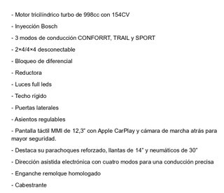 BUGGY CFMOTO Z10 BASIC