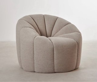 Sillón de Tela Beige