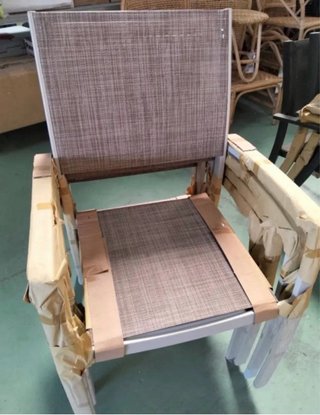 Silla de jardín chillvert imperia aluminio y mader