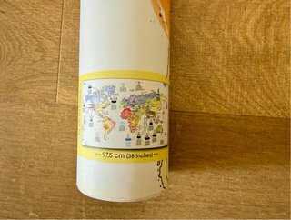 Póster Mapa Mundo Yoga Awsome Maps