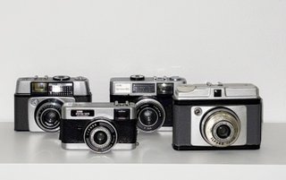 Lotto 4 Fotocamere Analogiche Ilford