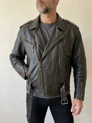 Cazadora Biker Vintage Años 90