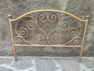 Letto 1 piazza e mezza in ferro battuto