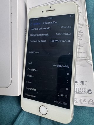 iPhone 8 de 256gb libre