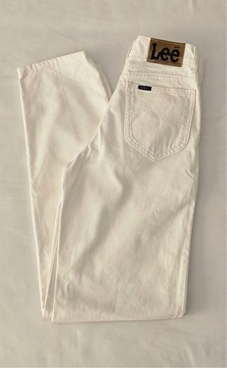 Pantalón Lee Blanco Vintage