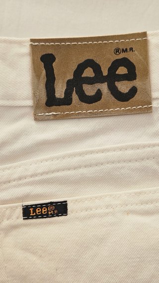 Pantalón Lee Blanco Vintage