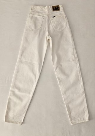 Pantalón Lee Blanco Vintage