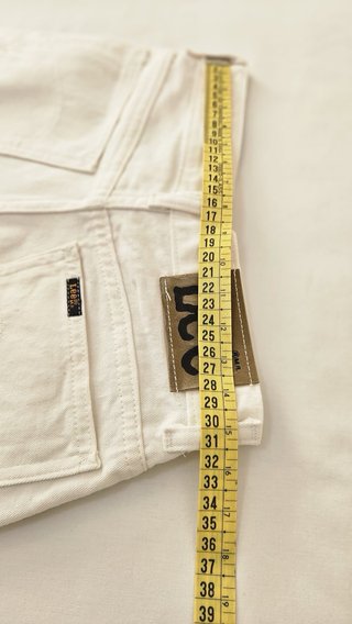 Pantalón Lee Blanco Vintage