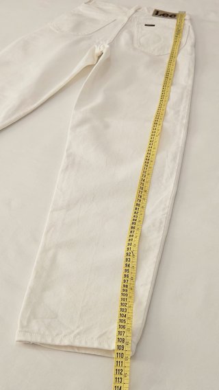 Pantalón Lee Blanco Vintage