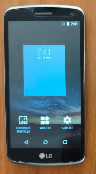 Móvil LG X220ds Negro/Plateado