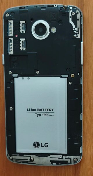Móvil LG X220ds Negro/Plateado