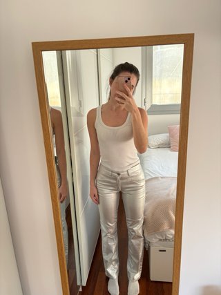 Pantalón metalizado Brownie