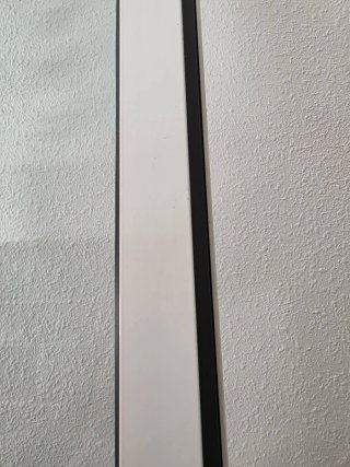 Puerta aluminio blanco con cristal
