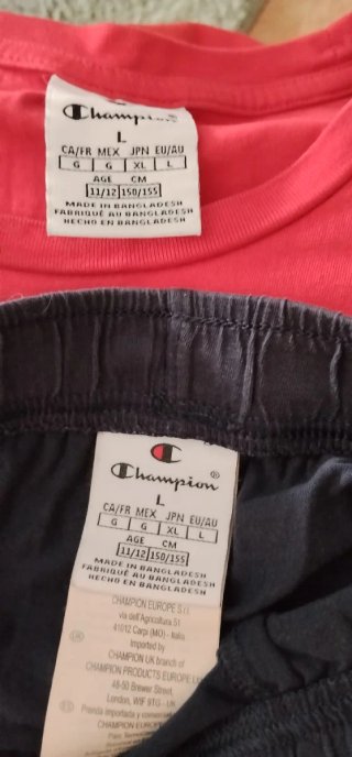 Conjunto Champion niño 12 años