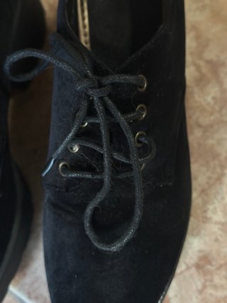 Mocasines negros con plataforma