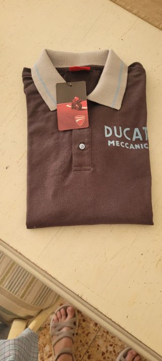 Polo Ducati Manga Larga para niño