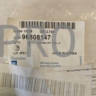 EMBELLECEDOR ANTINIEBLA IZQUIERDO CHEVROLET AVEO