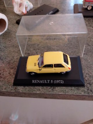 Renault 5 (1972) Coche Miniatura Amarillo