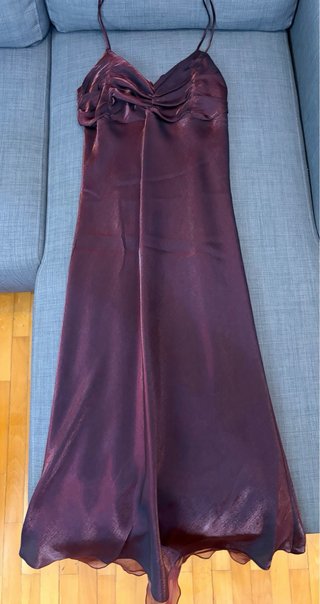 Vestido fiesta largo morado