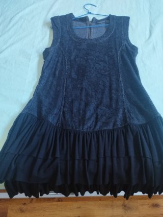 Vestido Negro Xavier Simorra
