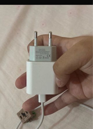Cargador USB Tipo C blanco