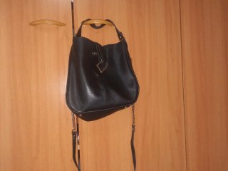 Borsa shopper reversibile fantasia maculata