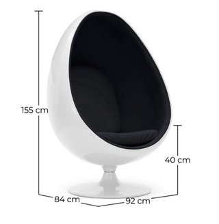 Sillón estilo Egg Chair