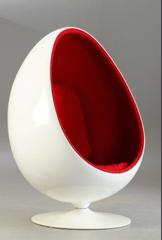 Sillón estilo Egg Chair