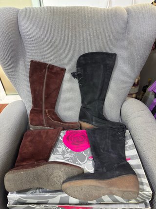 Pack de 2 pares de botas altas