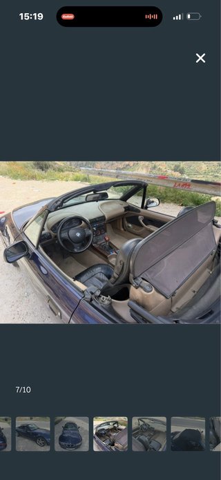 Asientos de cuero negro para BMW Z3