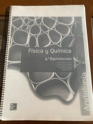 Libro Física y química 1 Bachillerato Andalucia
