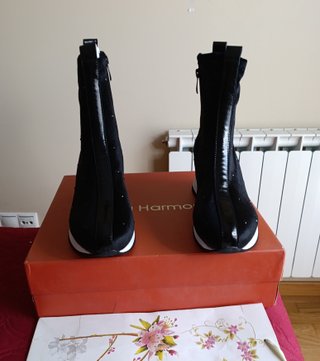 Botines cuña Noa Harmon negros talla 41 de 145€